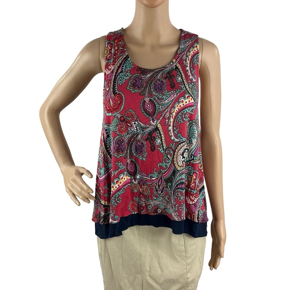Altar’d State Paisley Tank Top Boho Festival Multicolor Size M